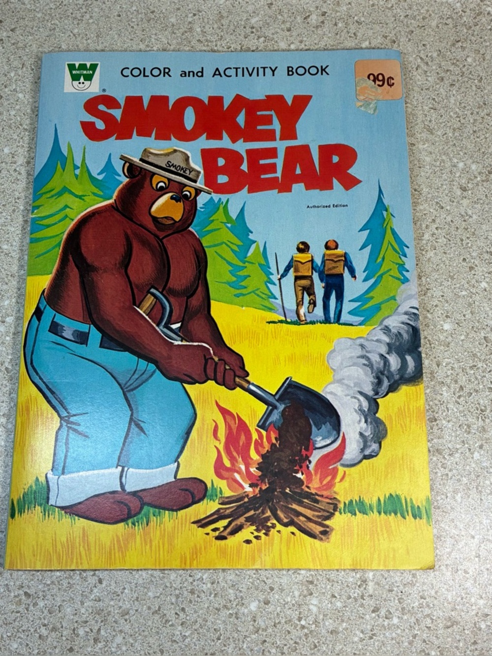 UNUSED Vintage 1971 Smokey The Bear Coloring and Activity Book